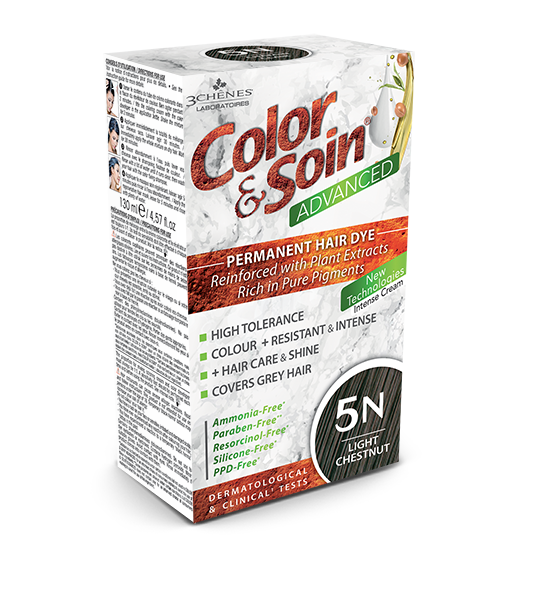 Color & Soin Advanced Hair Dye | Free of Ammonia, Paraben, Resorcinol,  Silicone, PPD | Natural with Vegetable Extracts - BLUESKY BEST